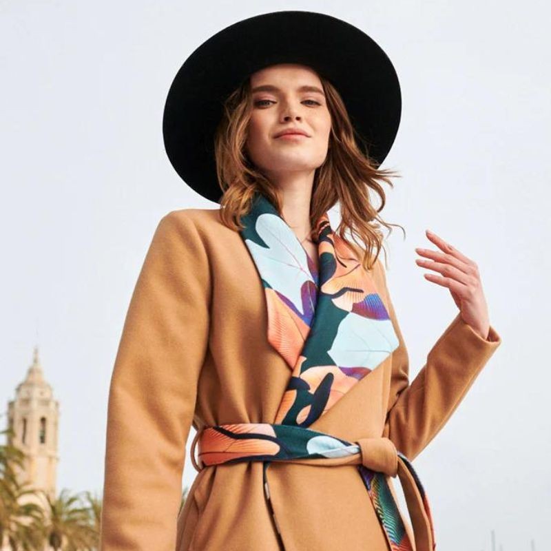 Plašč za ženske Tropical Rain - Naoko