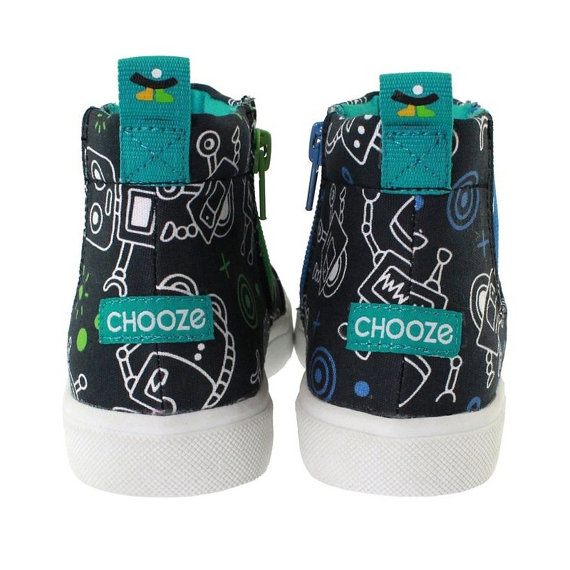 Visoke superge na zadrgo za fante Rocket v potisku Bot - Chooze