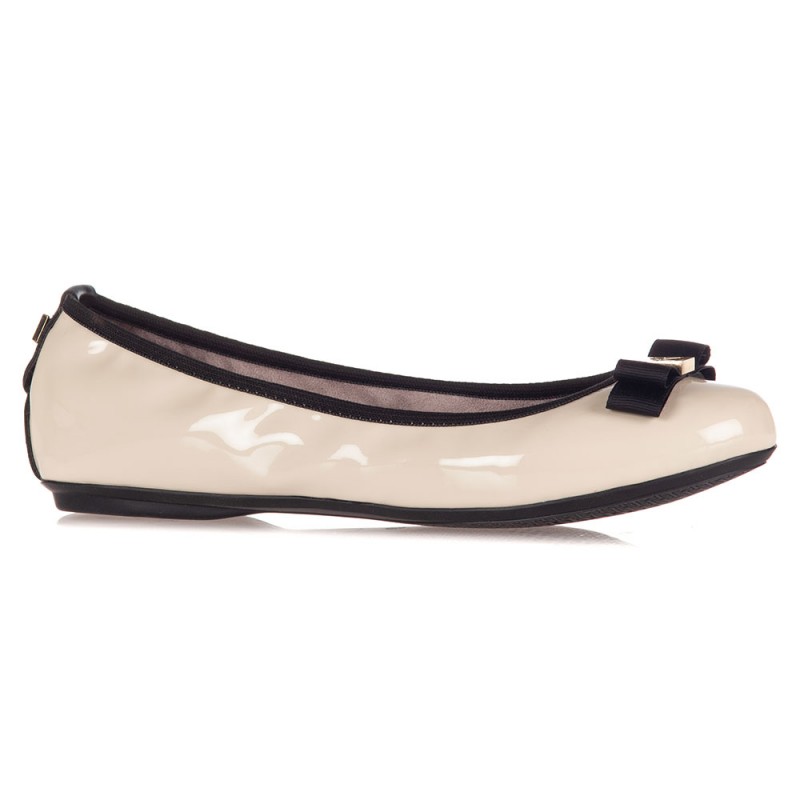 Balerinke s spominsko peno za ženske Shea Cream/Black - Butterfly Twists