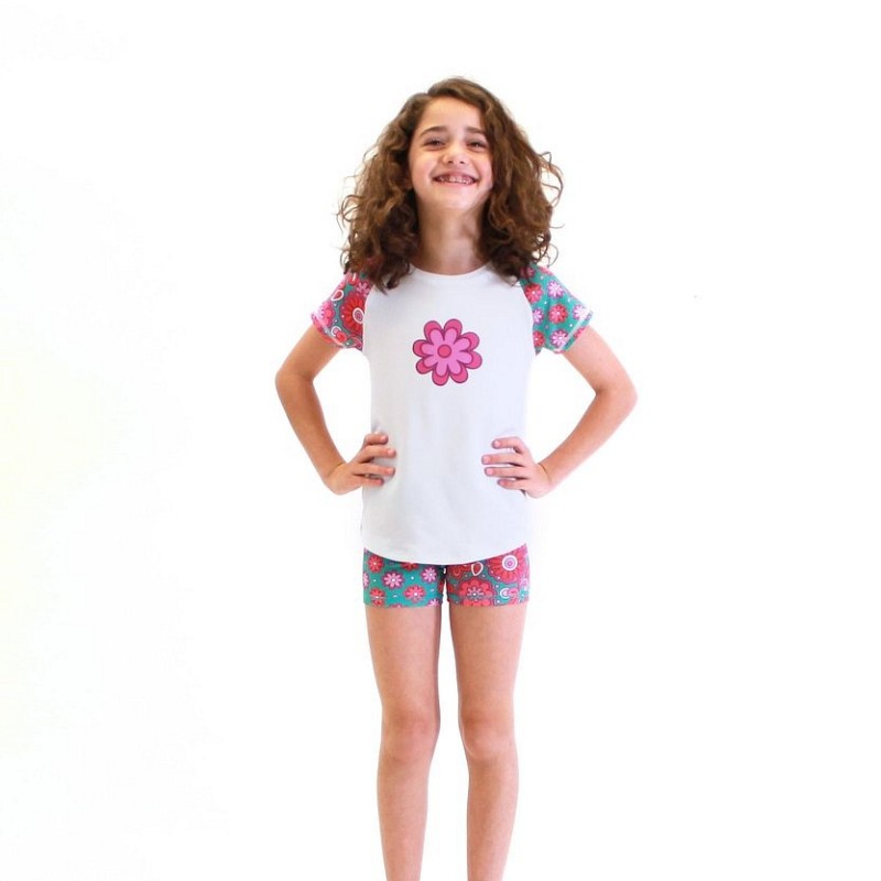 Športna majica s kratkimi rokavi za punce Illuminate - Chooze