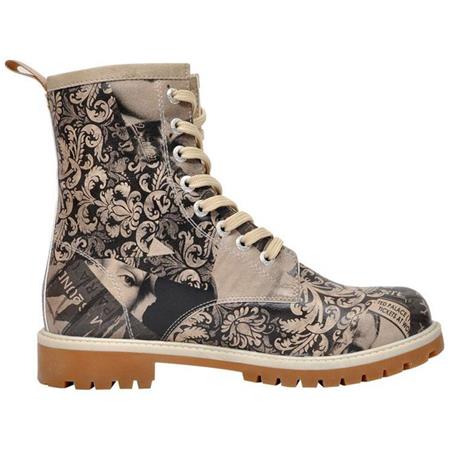 Podloženi škornji s potiskom FOREVER za ženske - DOGO