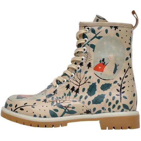 Podloženi škornji s potiskom Snowing za punce - DOGO