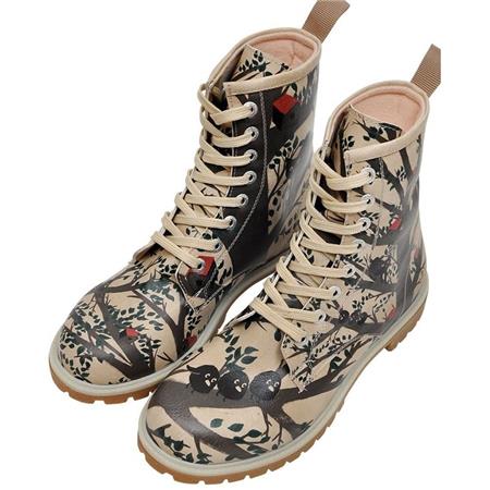 Podloženi škornji s potiskom Tree's Soul za punce - DOGO