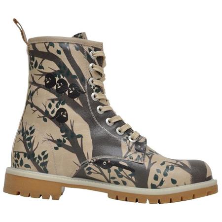 Podloženi škornji s potiskom Tree's Soul za punce - DOGO