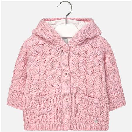 Podložena daljša jopica v roza barvi za punčke - Mayoral