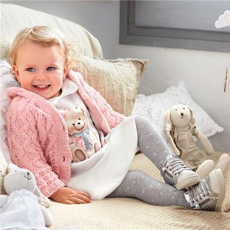 Podložena daljša jopica v roza barvi za punčke - Mayoral