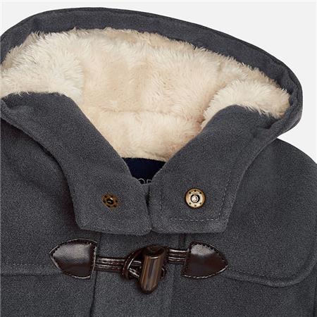 Podložen plašč za fantke v temno sivi barvi - Mayoral