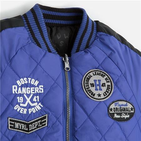 Obojestranska prehodna jakna za fante v modri barvi 4468-072 - Mayoral