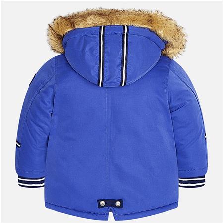 Podložena zimska parka za fantke v modri barvi - Mayoral