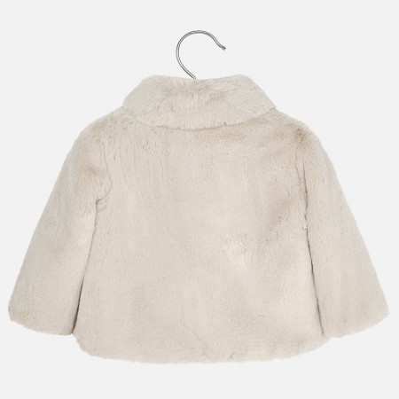 Krajši plašč iz umetnega krzna za punce - Mayoral