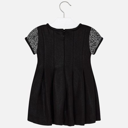 Črna obleka s kristalčki za punce - Mayoral