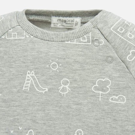 Športen komplet za fantke v sivo - zeleni kombinaciji - Mayoral