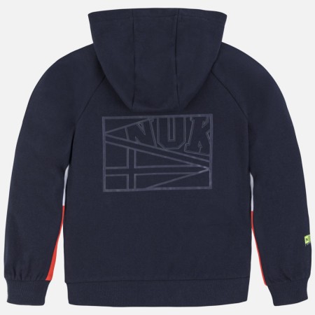 Jopica z skapuco in na zadrgo za fante v temno modri barvi - Mayoral