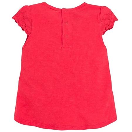 Majica s kratkimi rokavi za punčke Basic v rdeči barvi - Mayoral