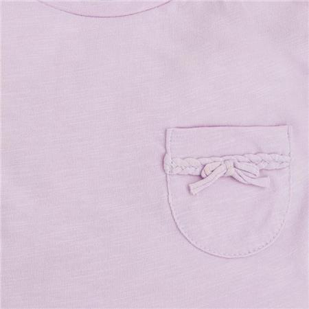 Majica s kratkimi rokavi za punce Basic Orquidea - Mayoral