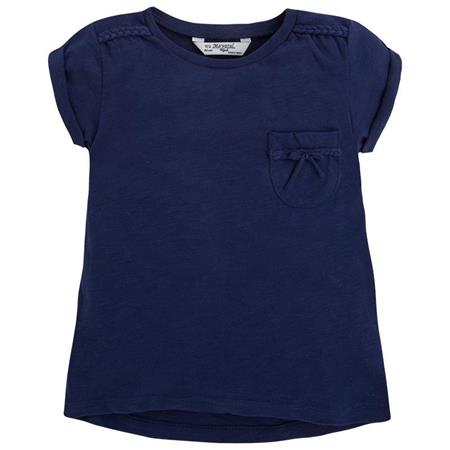Majica s kratkimi rokavi za punce Basic Indigo - Mayoral