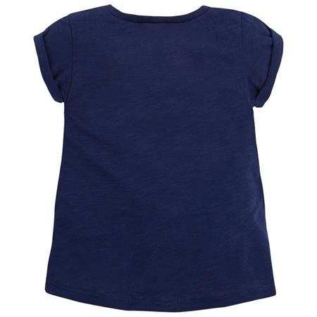 Majica s kratkimi rokavi za punce Basic Indigo - Mayoral