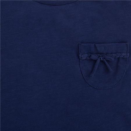Majica s kratkimi rokavi za punce Basic Indigo - Mayoral