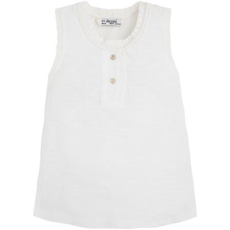 Bel top brez rokavov za punce (177-045) - Mayoral