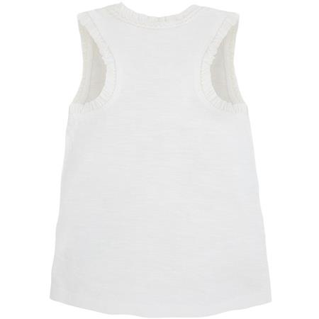 Bel top brez rokavov za punce (177-045) - Mayoral