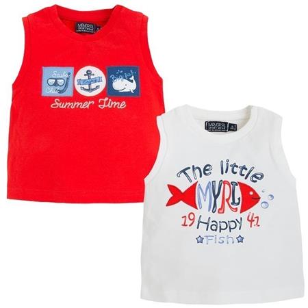 Komplet majic za fantke Happy Fish - Mayoral