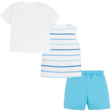 Športen tridelni komplet v modri barvi za dečke (1665-071) - Mayoral