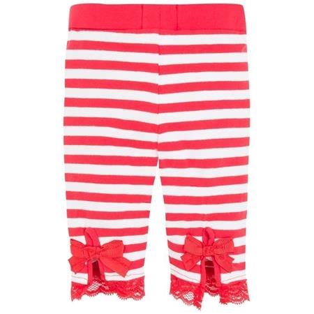 Rdeče-bele črtaste legice za deklice (1749-026) - Mayoral