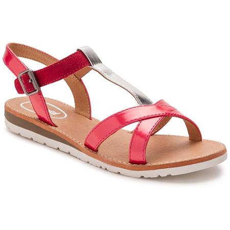 Koralni modni sandali z zaponko za punce - Mayoral