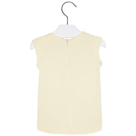 Poletna obleka s potiskom v rumeni barvi za deklice - Mayoral