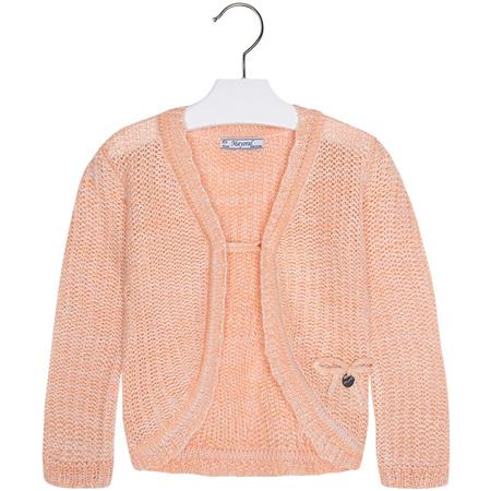 Pletena jopica za punce v mareličnem odtenku - Mayoral.