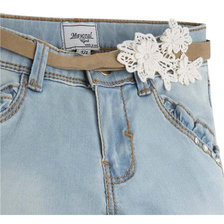 Jeans elastične hlače za punce - Mayoral.