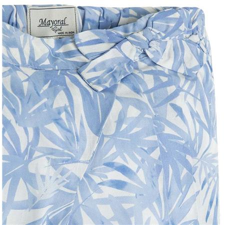 Lahke prosojne hlače za punce v modrem potisku - Mayoral