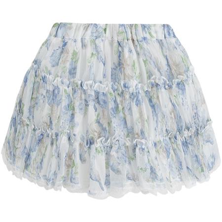 Lahkotno poletno krilce s čipko in volančki za punce - Mayoral.