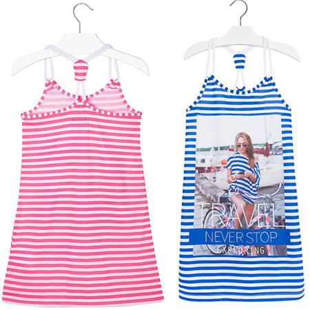 Poletna obleka za punce v dveh barvah - Mayoral