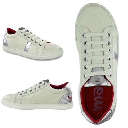 Bela superge svetleče z vezalkami za punce - Mayoral