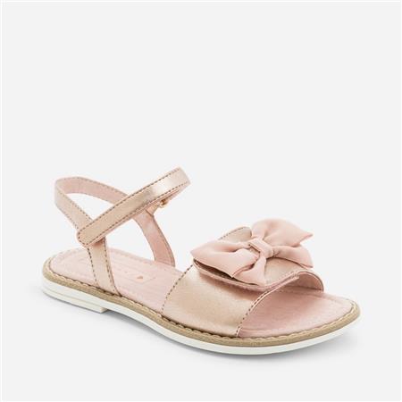 Usnjeni sandali na ježka za punce v roza barvi - Mayoral