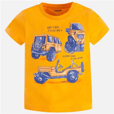 Rumena majica s kratkimi rokavi za fante - Mayoral