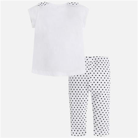 Komplet majica s kratkimi rokavi in legice za punce - Mayoral