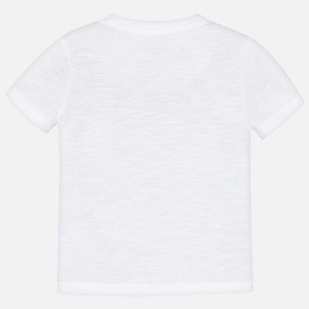 Bela majica s potiskom za fante - Mayoral