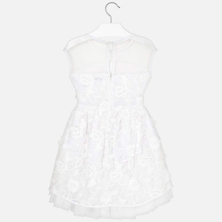 Bela svečana obleka za punce - Mayoral