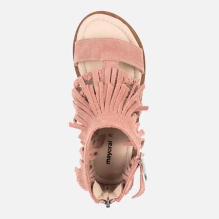 Usnjeni sandali na zadrgo za punce - Mayoral