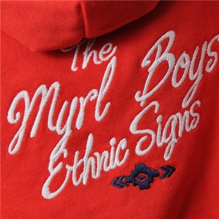 Rdeč pulover s kapuco in zadrgo (3416-064) - Mayoral