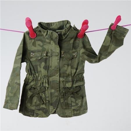 Jakna v vojaškem potisku za deklice (3468-009) - Mayoral