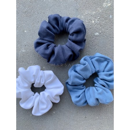 Elastika za lase scrunchie EMI White- by Marsala