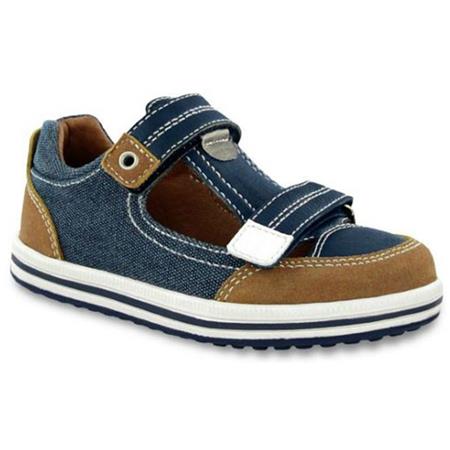 Pol-odprti športni sandali v modri jeans barvi za fante - Mayoral