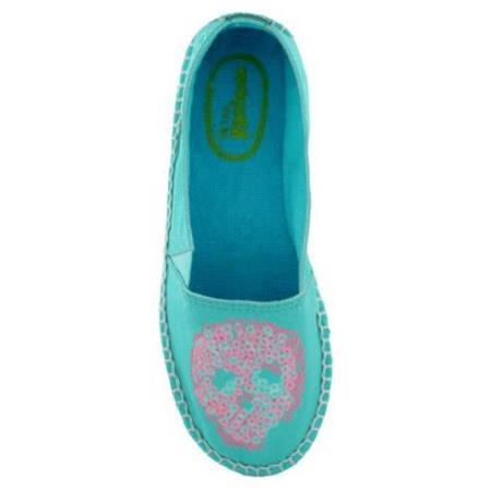 Modre espadrile iz blaga z bleščicami za punce - Mayoral