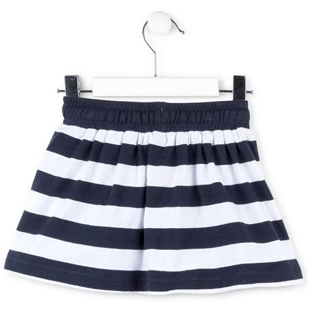 Bombažno krilo v mornarskih barvah za punce - Losan