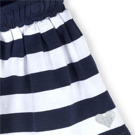 Bombažno krilo v mornarskih barvah za punce - Losan