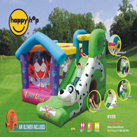 Napihljiv trampolin CUCCIOLANDIA za otroke - HAPPY HOP