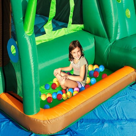 Napihljiv trampolin ELEFANTOPOLI za otroke - HAPPY HOP